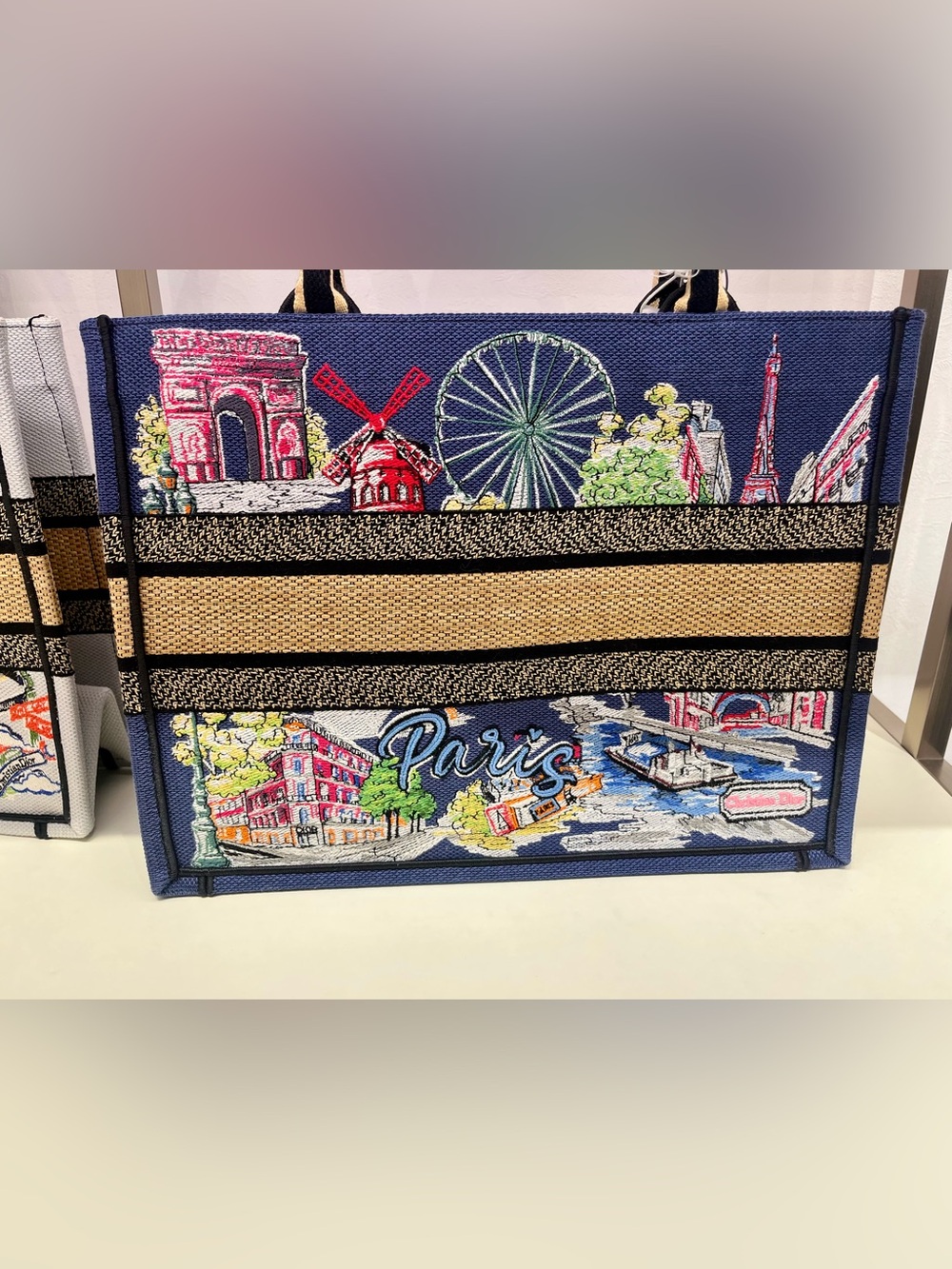 DIOR SOUVENIR MEDIUM DIOR BOOK TOTE - Picture 6 of 6